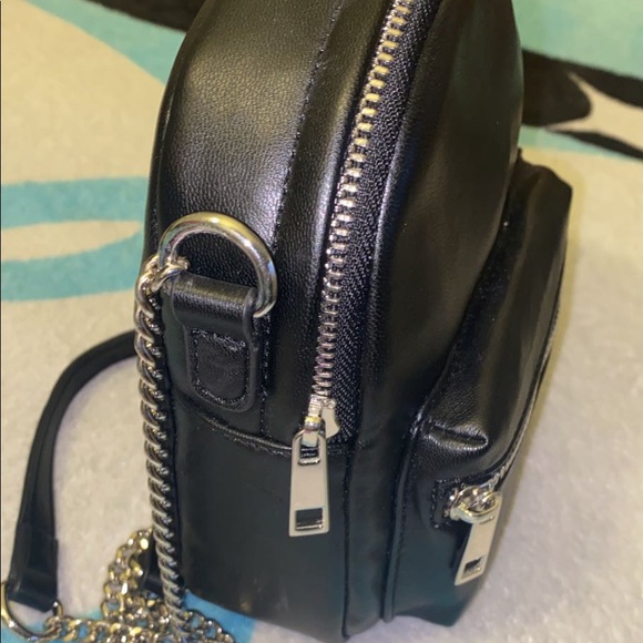 New Black mini Backpack / shoulder bag - Picture 2 of 4
